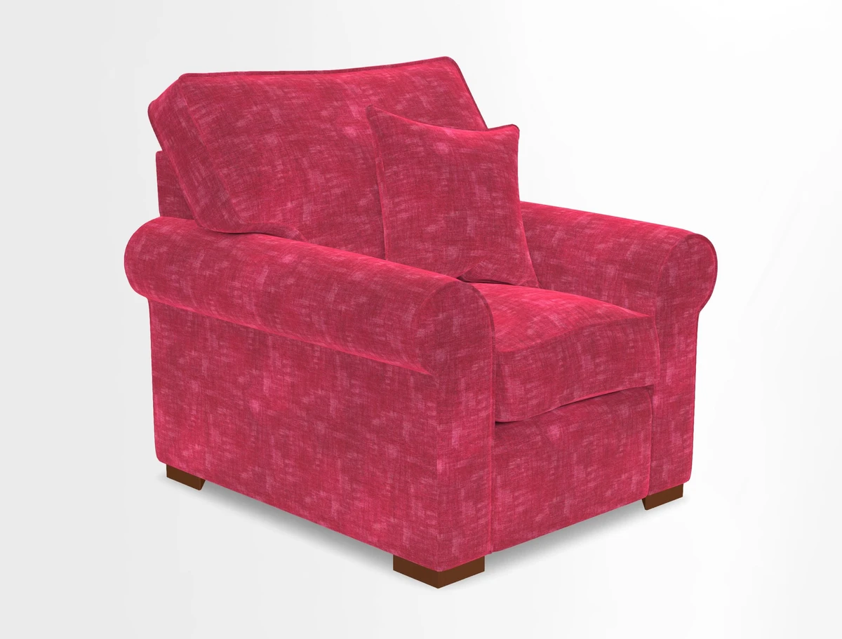 Upperton Chair in Two Tone Plain Biscuit - Loose cover option available