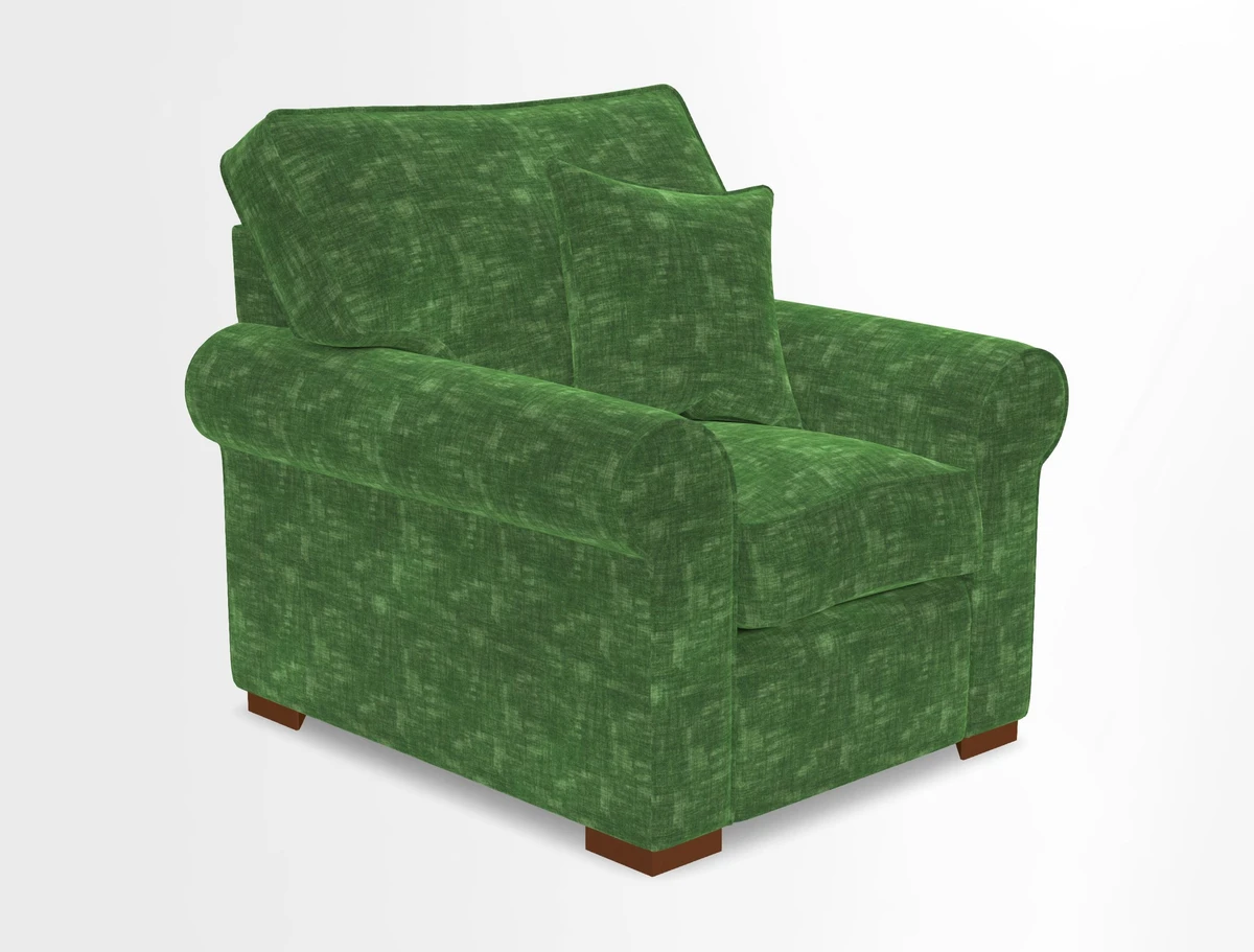 Upperton Chair in Two Tone Plain Biscuit - Loose cover option available