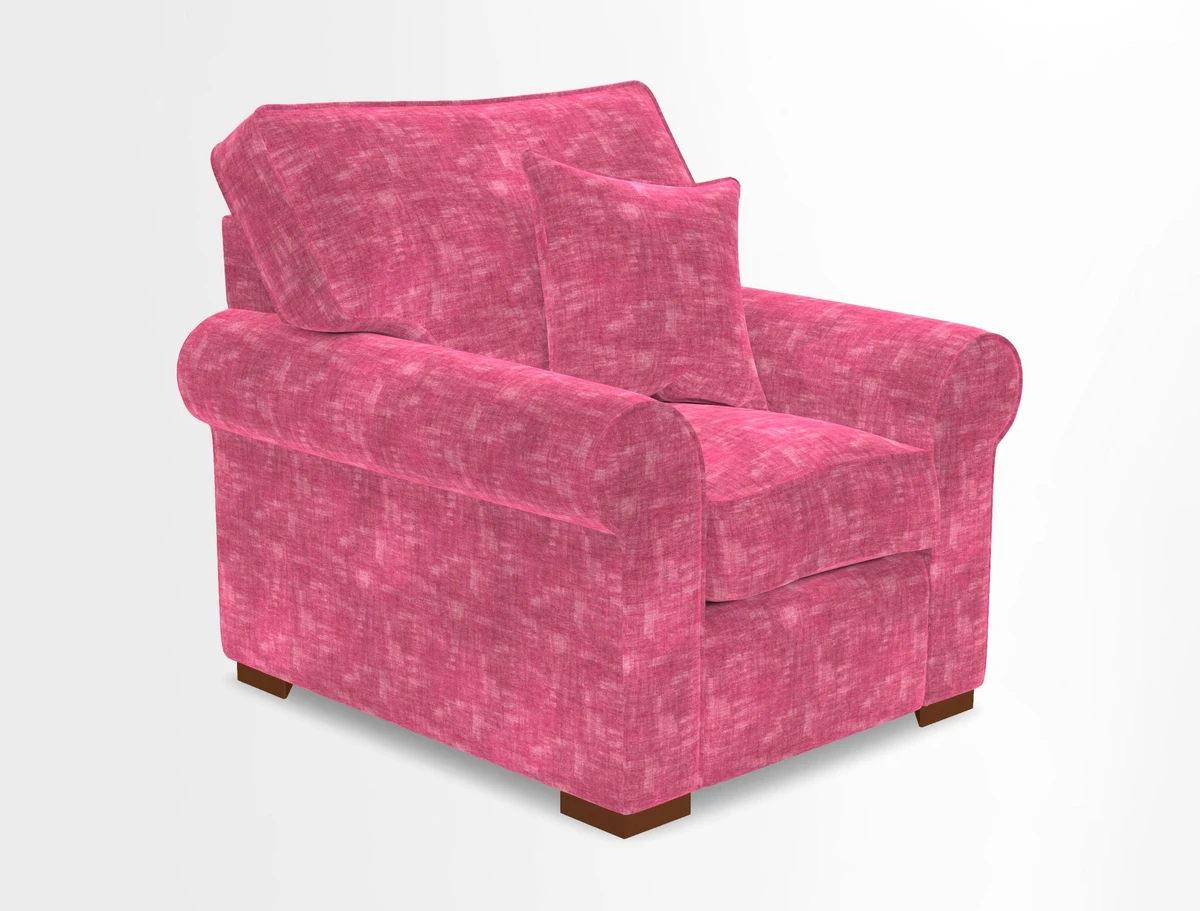 Upperton Chair in Two Tone Plain Biscuit - Loose cover option available