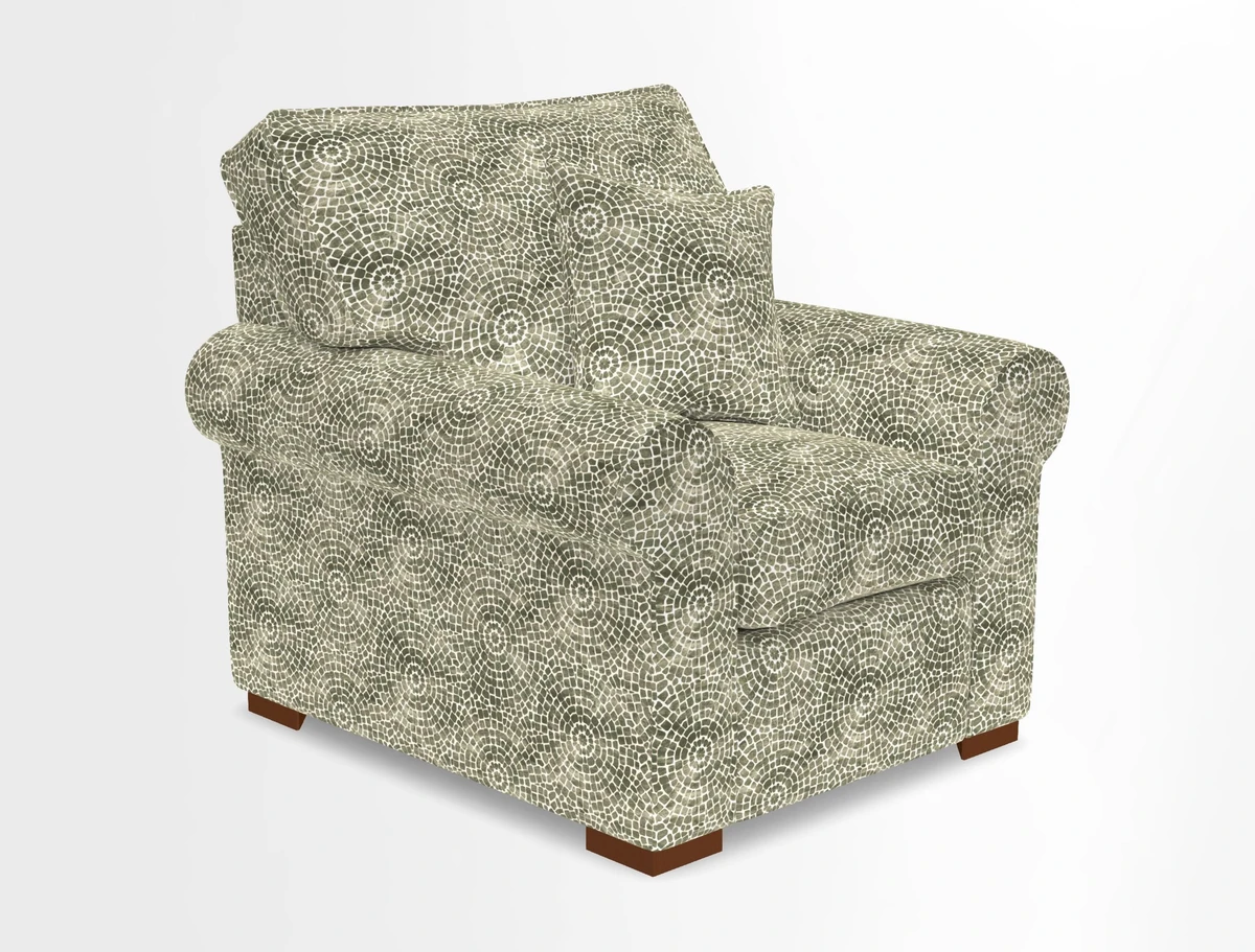 Upperton Chair in Two Tone Plain Biscuit - Loose cover option available