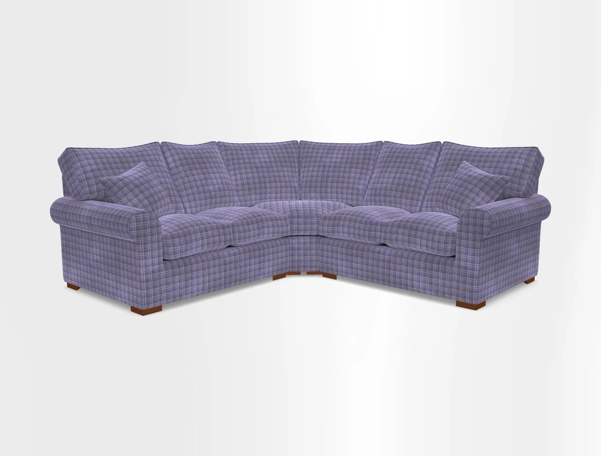 Upperton Corner Sofa RHF & LHF in Two Tone Plain Biscuit  - Loose cover option available