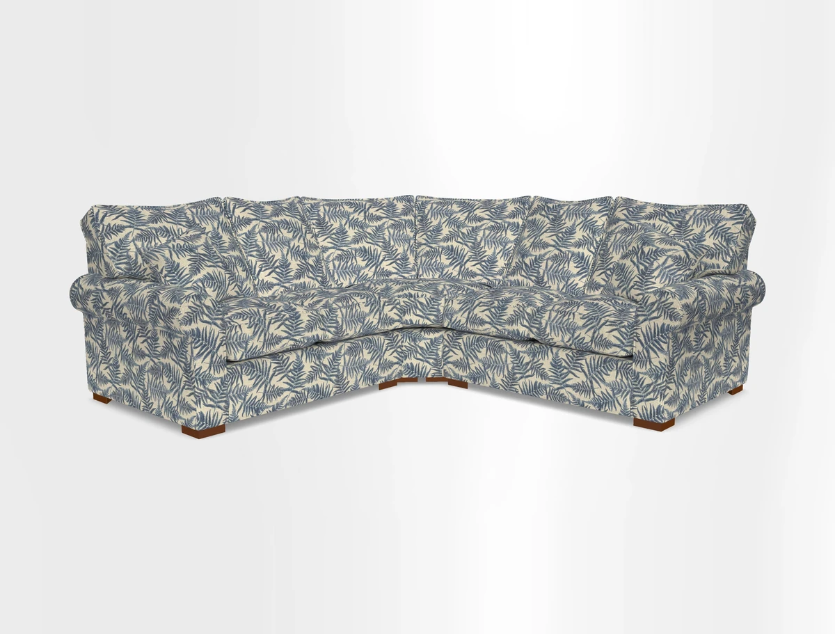 Upperton Corner Sofa RHF & LHF in Two Tone Plain Biscuit  - Loose cover option available