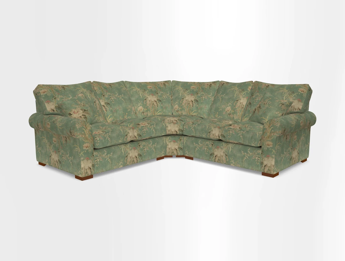 Upperton Corner Sofa RHF & LHF in Two Tone Plain Biscuit  - Loose cover option available