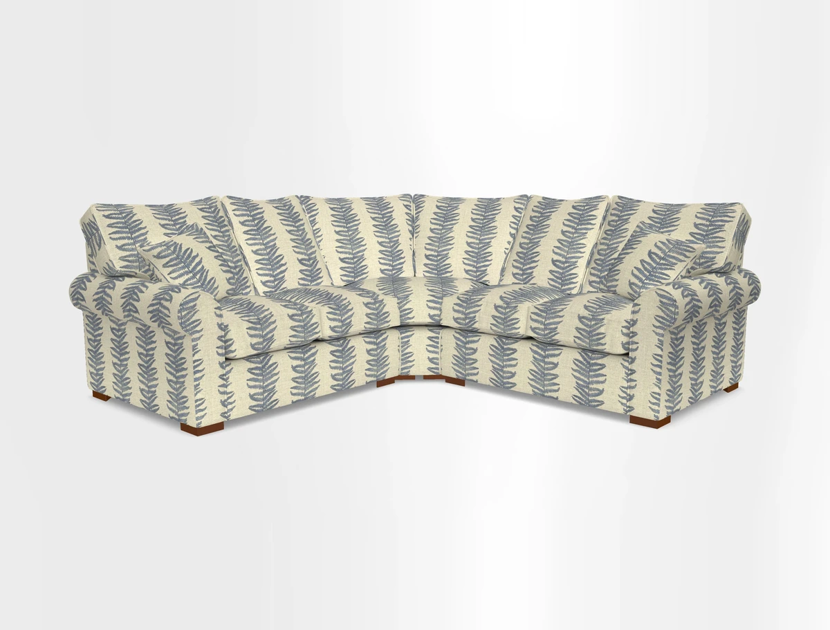 Upperton Corner Sofa RHF & LHF in Two Tone Plain Biscuit  - Loose cover option available