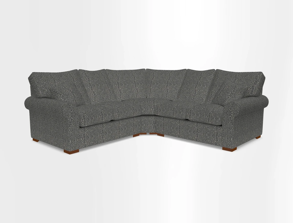 Upperton Corner Sofa RHF & LHF in Two Tone Plain Biscuit  - Loose cover option available