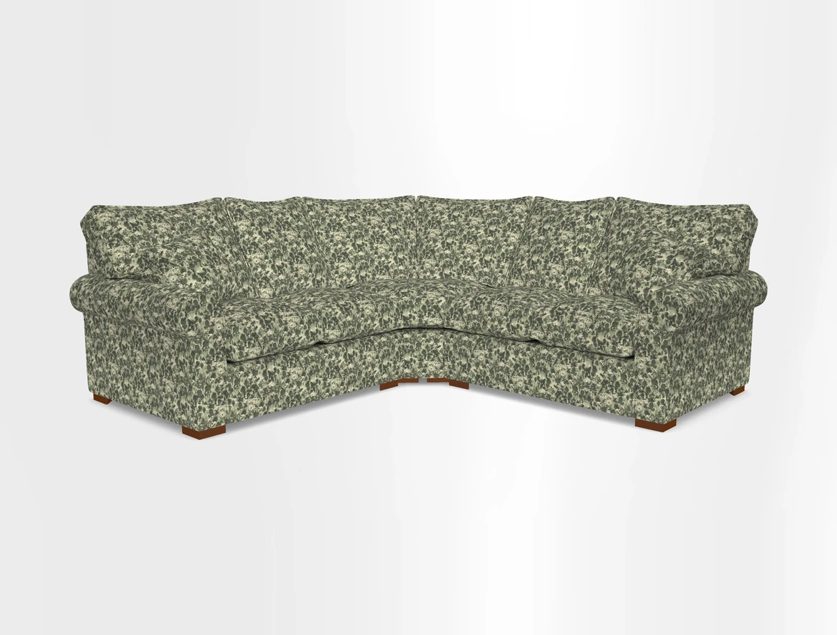 Upperton Corner Sofa RHF & LHF in Two Tone Plain Biscuit  - Loose cover option available