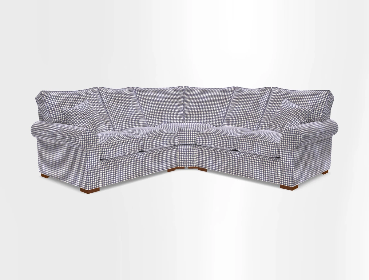 Upperton Corner Sofa RHF & LHF in Two Tone Plain Biscuit  - Loose cover option available