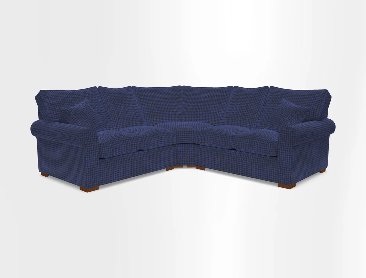 Upperton Corner Sofa RHF & LHF in Two Tone Plain Biscuit  - Loose cover option available
