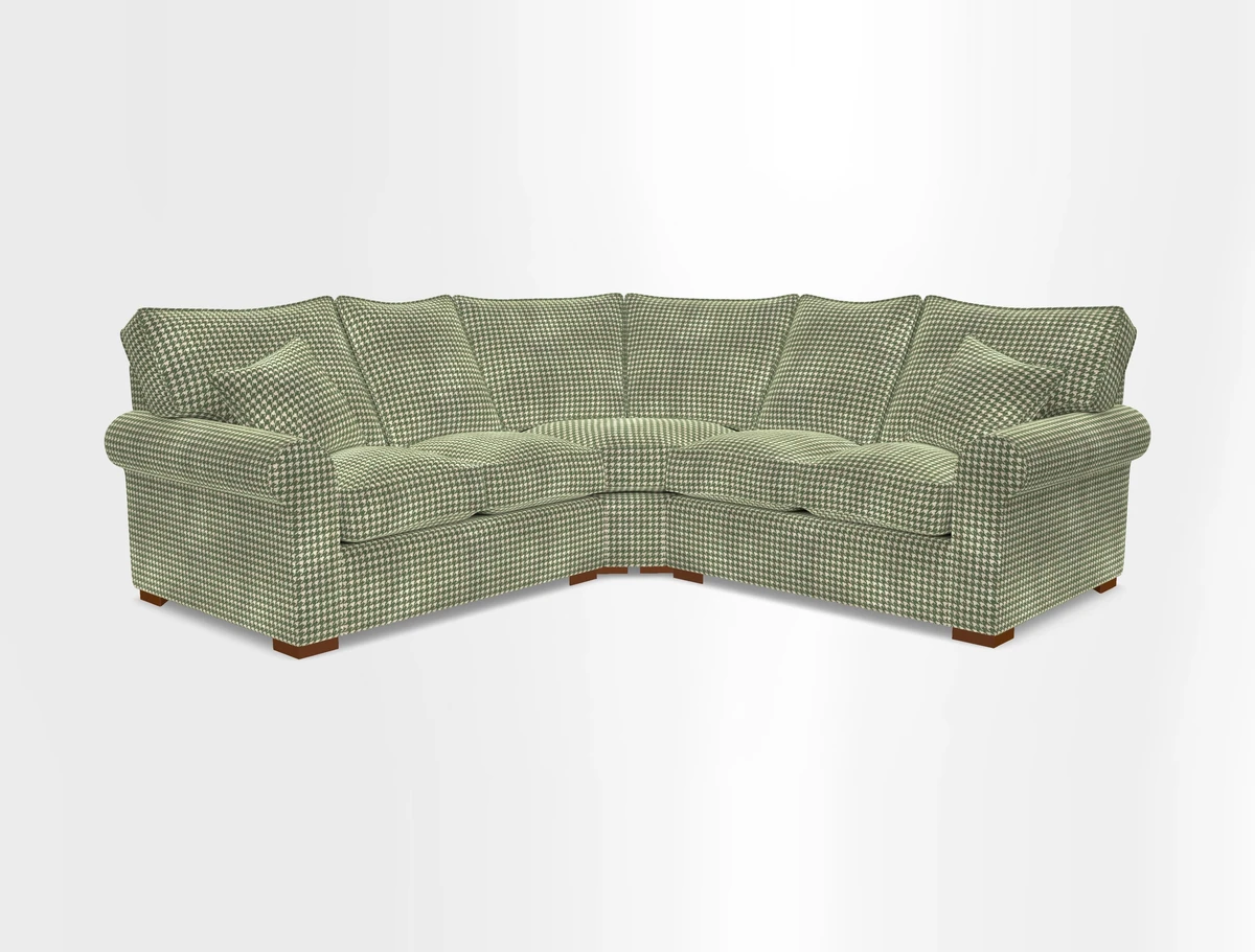 Upperton Corner Sofa RHF & LHF in Two Tone Plain Biscuit  - Loose cover option available