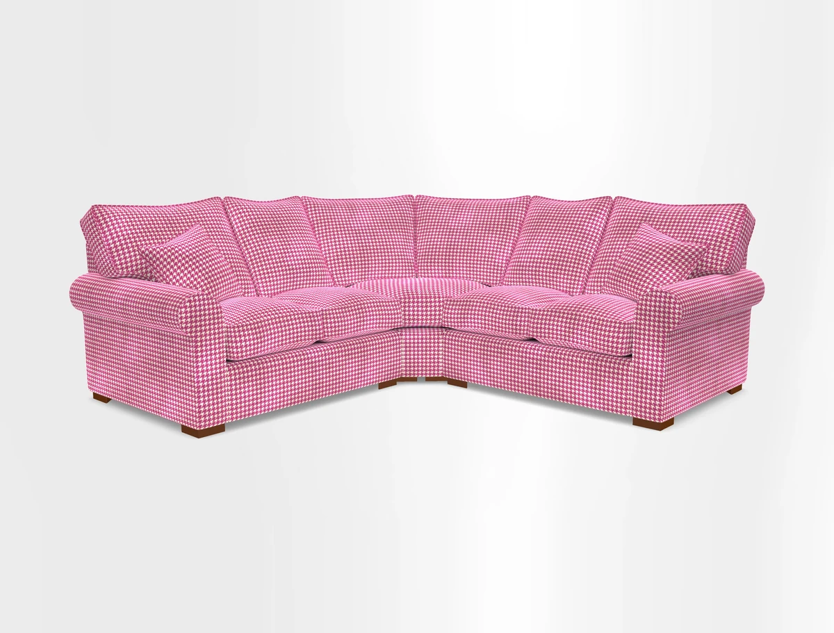 Upperton Corner Sofa RHF & LHF in Two Tone Plain Biscuit  - Loose cover option available