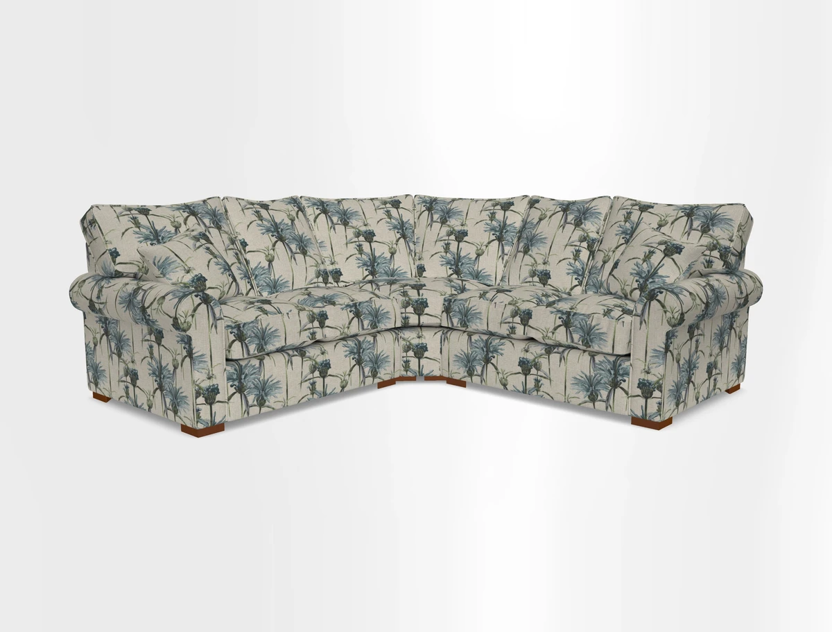 Upperton Corner Sofa RHF & LHF in Two Tone Plain Biscuit  - Loose cover option available