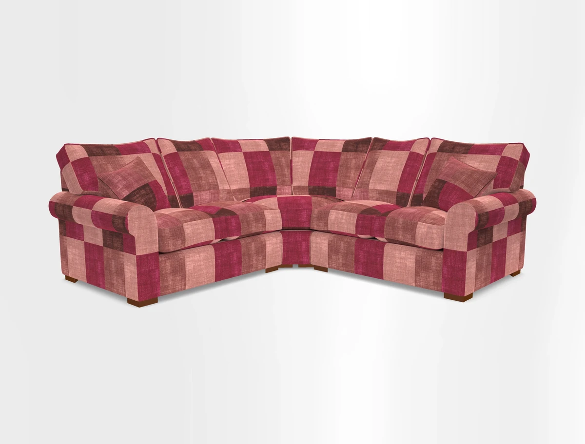 Upperton Corner Sofa RHF & LHF in Two Tone Plain Biscuit  - Loose cover option available
