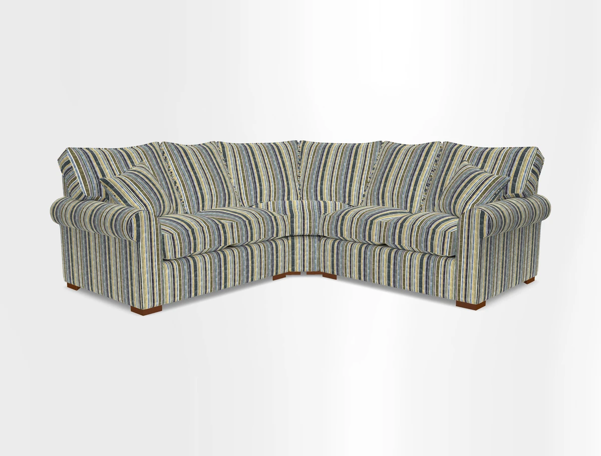 Upperton Corner Sofa RHF & LHF in Two Tone Plain Biscuit  - Loose cover option available