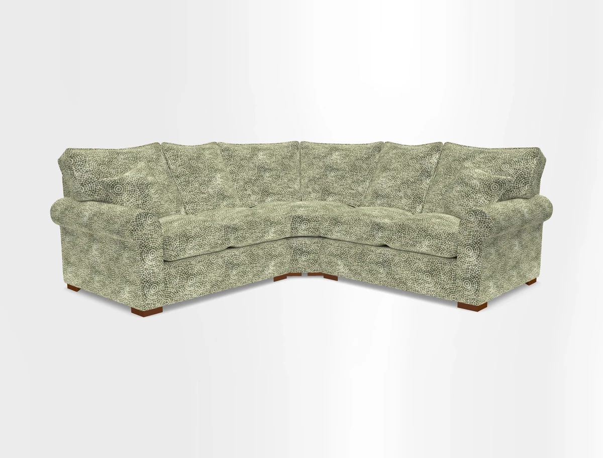 Upperton Corner Sofa RHF & LHF in Two Tone Plain Biscuit  - Loose cover option available
