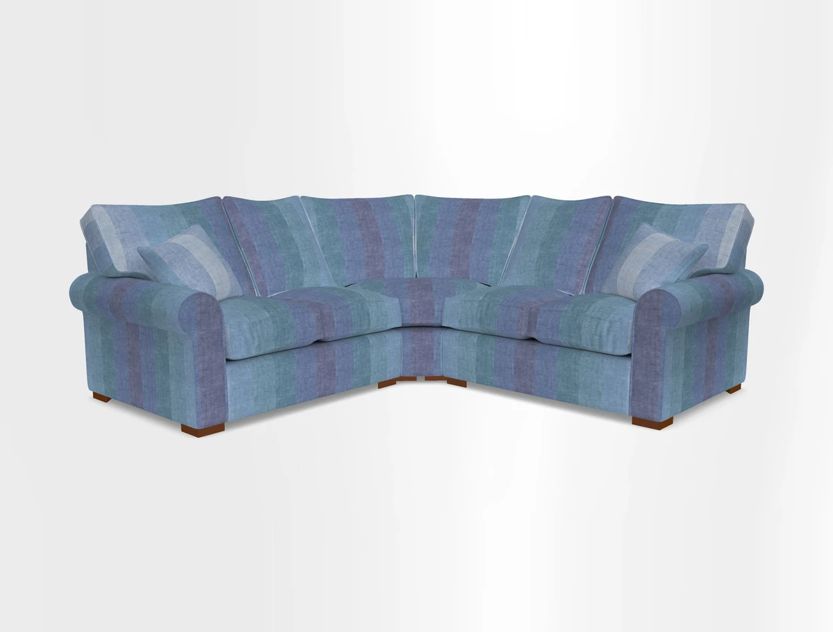 Upperton Corner Sofa RHF & LHF in Two Tone Plain Biscuit  - Loose cover option available