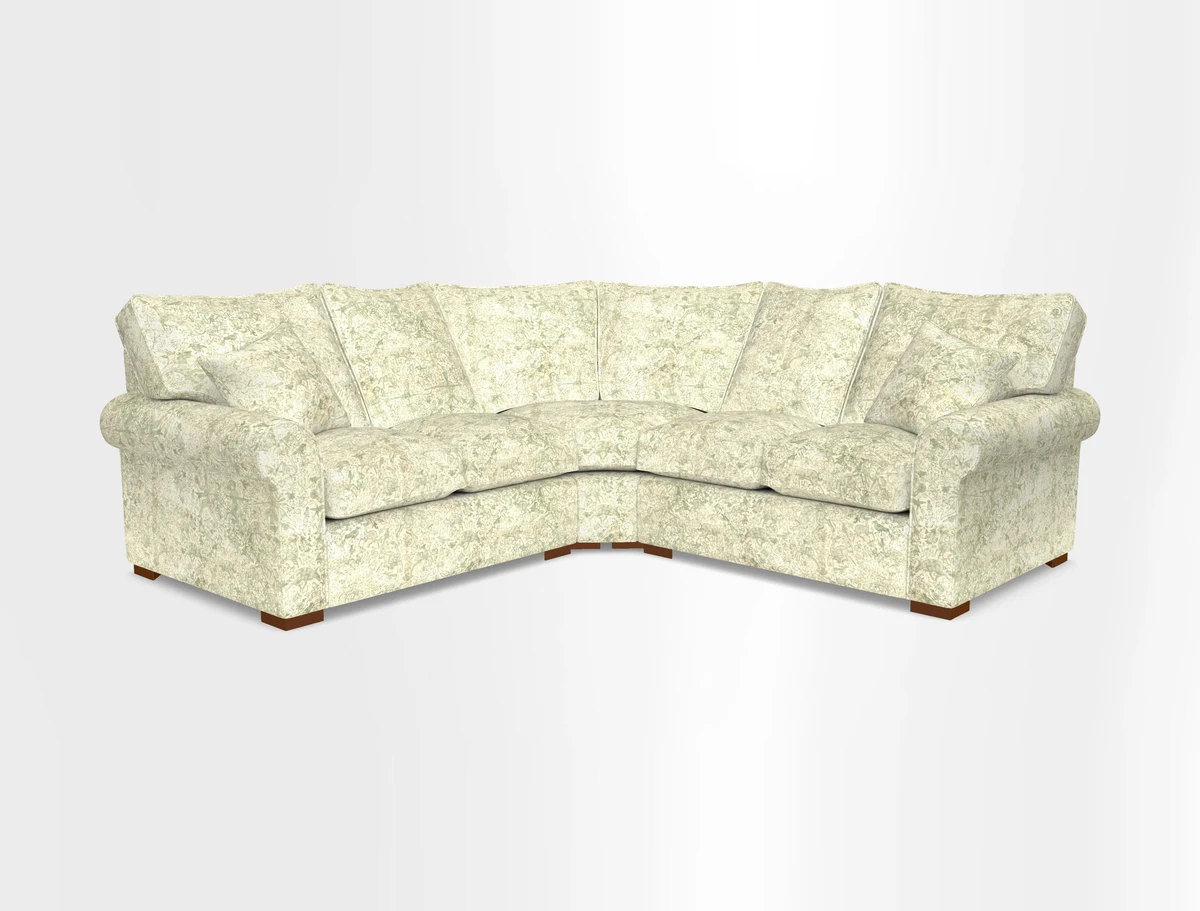 Upperton Corner Sofa RHF & LHF in Two Tone Plain Biscuit  - Loose cover option available