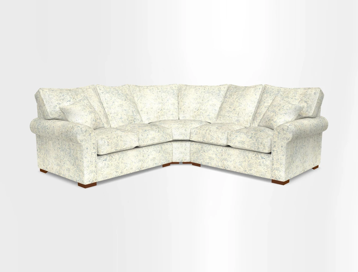 Upperton Corner Sofa RHF & LHF in Two Tone Plain Biscuit  - Loose cover option available