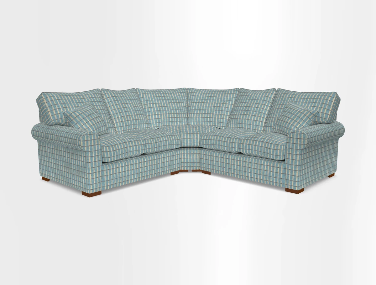 Upperton Corner Sofa RHF & LHF in Two Tone Plain Biscuit  - Loose cover option available