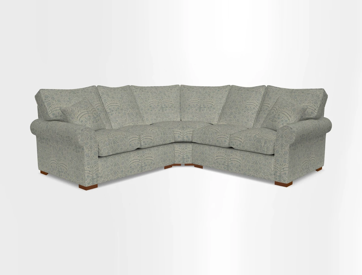 Upperton Corner Sofa RHF & LHF in Two Tone Plain Biscuit  - Loose cover option available
