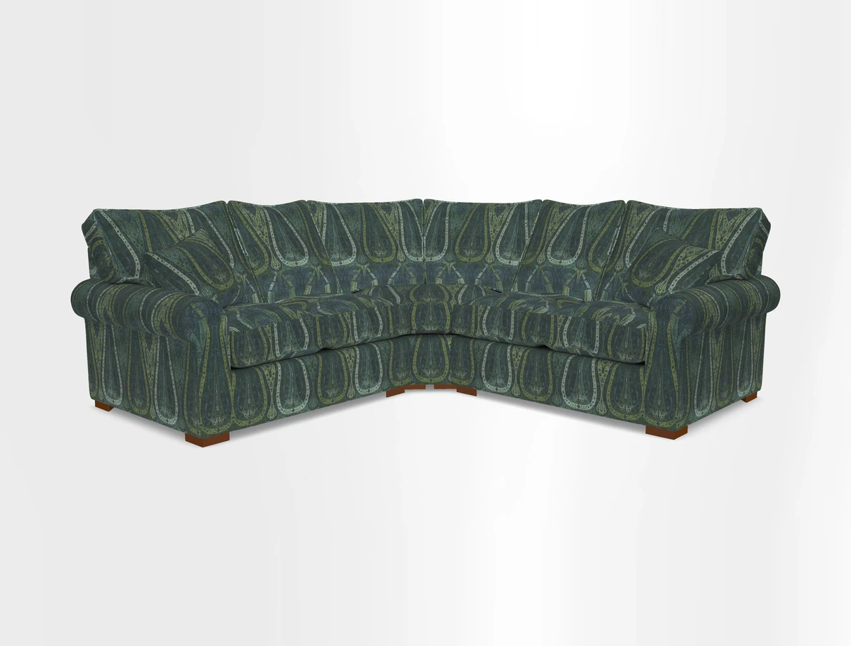 Upperton Corner Sofa RHF & LHF in Two Tone Plain Biscuit  - Loose cover option available
