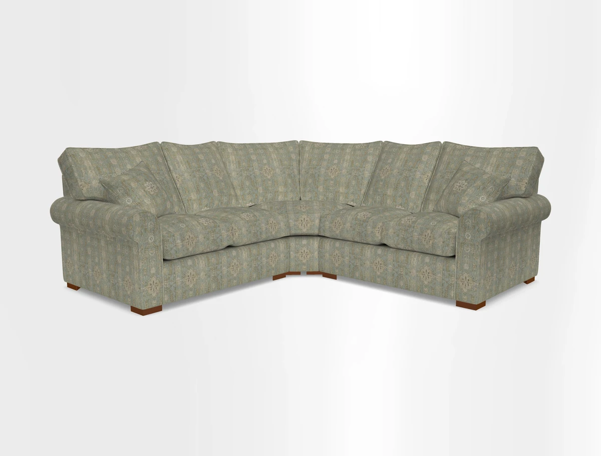 Upperton Corner Sofa RHF & LHF in Two Tone Plain Biscuit  - Loose cover option available