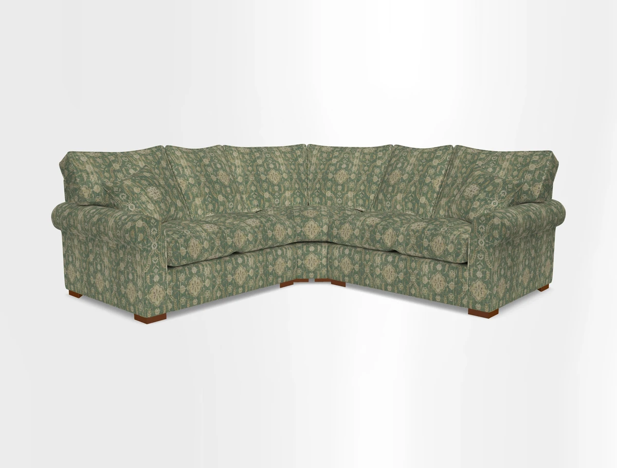 Upperton Corner Sofa RHF & LHF in Two Tone Plain Biscuit  - Loose cover option available