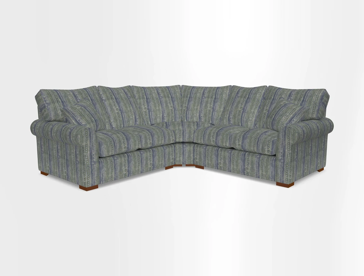 Upperton Corner Sofa RHF & LHF in Two Tone Plain Biscuit  - Loose cover option available