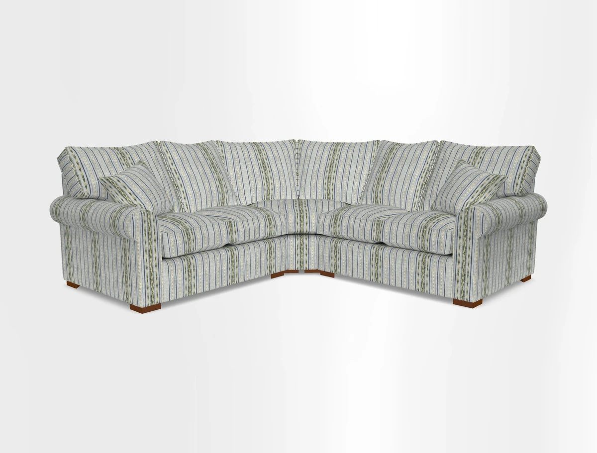 Upperton Corner Sofa RHF & LHF in Two Tone Plain Biscuit  - Loose cover option available