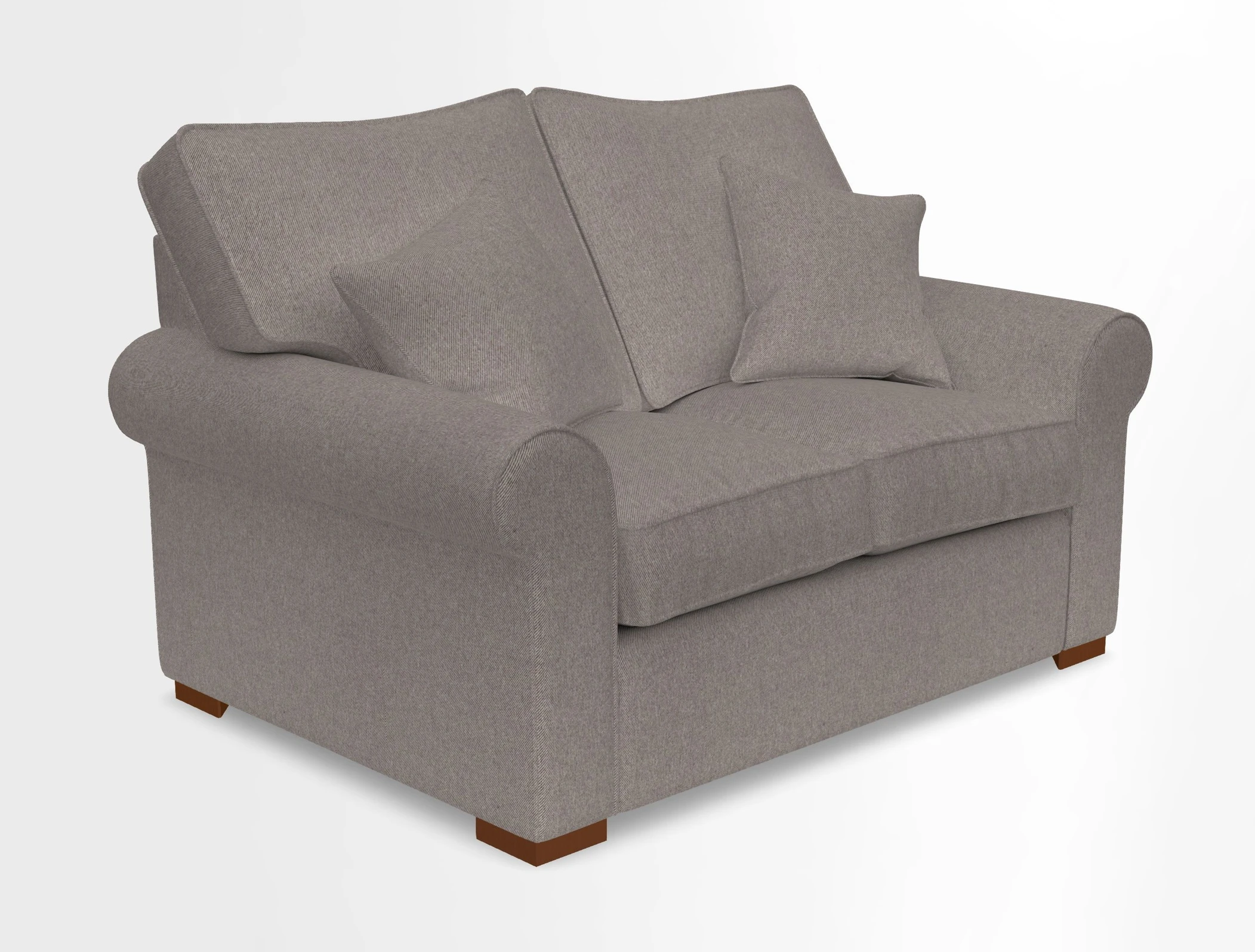 Upperton 3 Seater Loose Cover Sofa in Floral Linen Even So Verde - Fitted cover option available