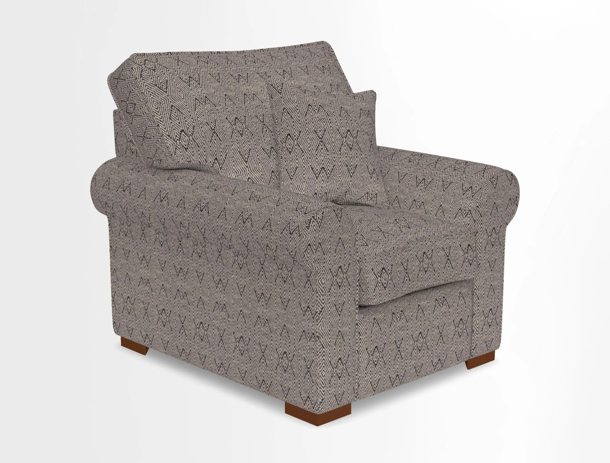 Upperton Chair in Two Tone Plain Biscuit - Loose cover option available