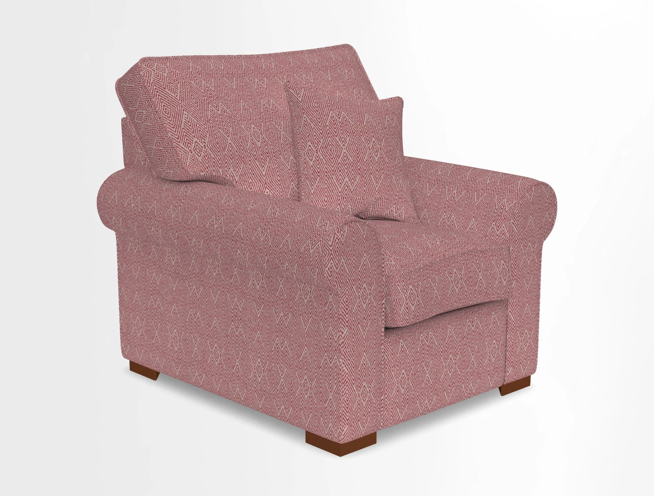 Upperton Chair in Two Tone Plain Biscuit - Loose cover option available
