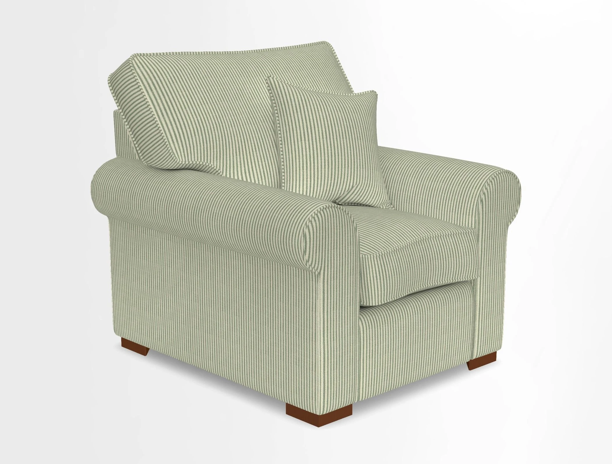 Upperton Chair in Two Tone Plain Biscuit - Loose cover option available