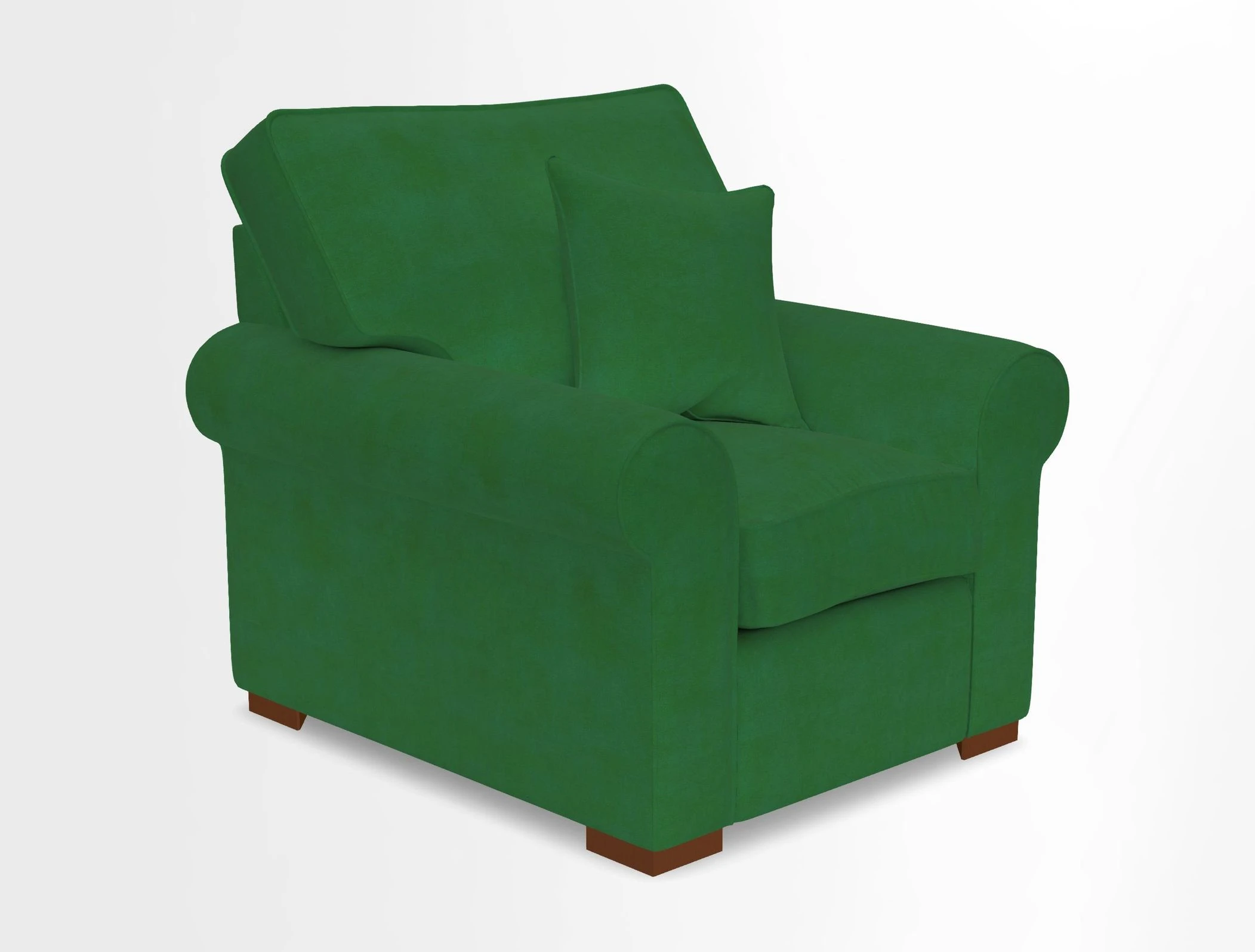Upperton Chair in Two Tone Plain Biscuit - Loose cover option available