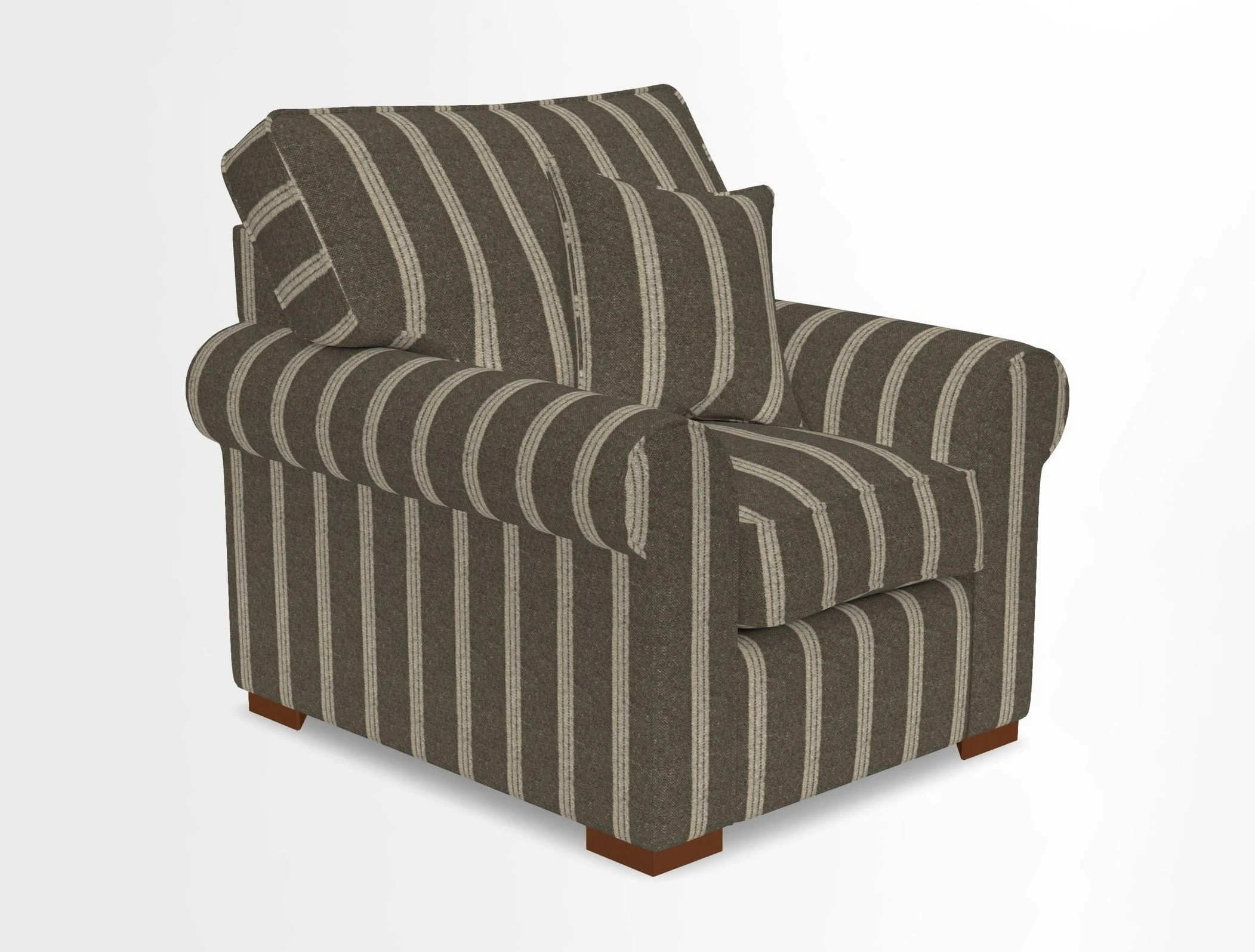 Upperton Chair in Two Tone Plain Biscuit - Loose cover option available
