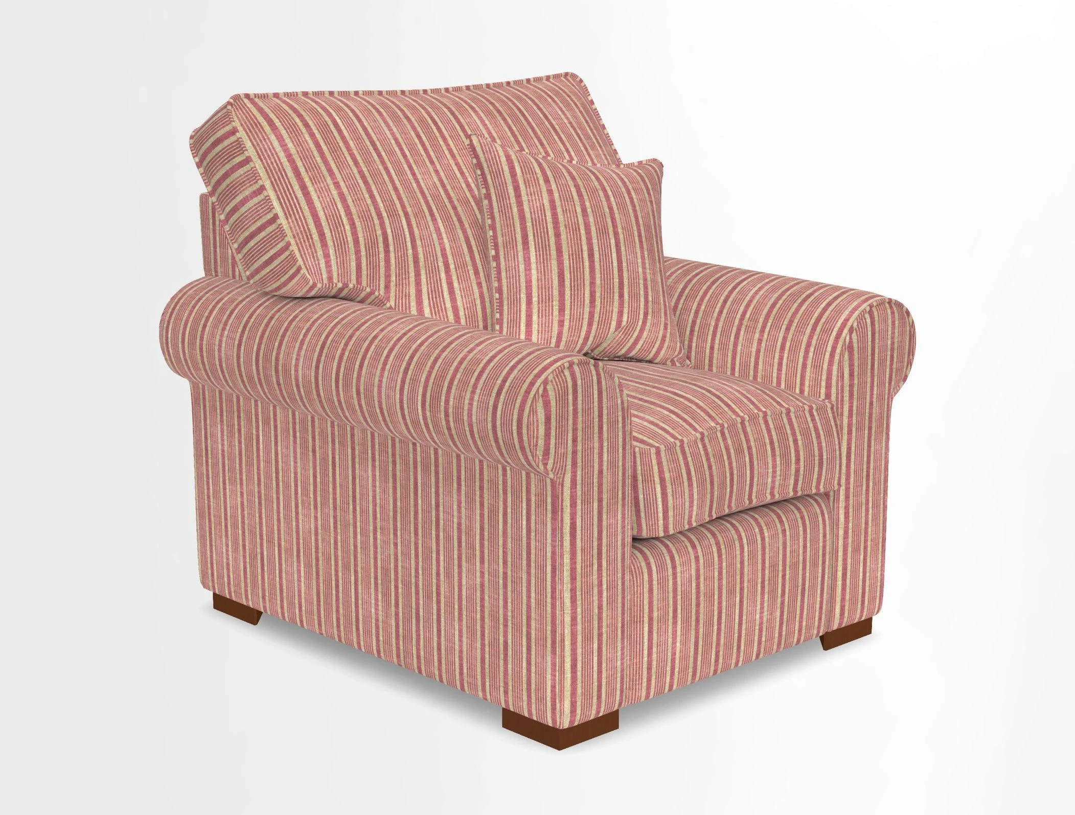 Upperton Chair in Two Tone Plain Biscuit - Loose cover option available