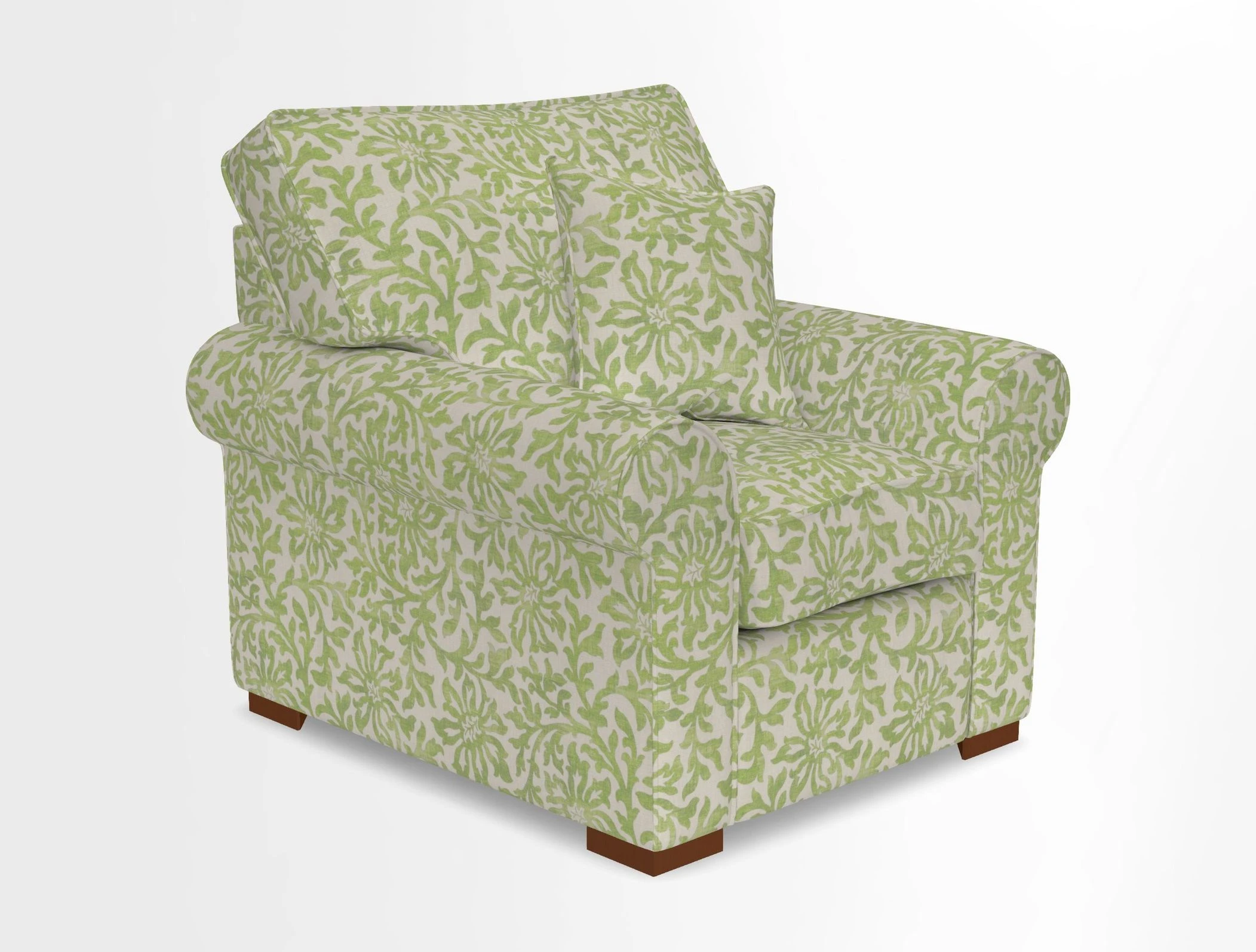Upperton Chair in Two Tone Plain Biscuit - Loose cover option available