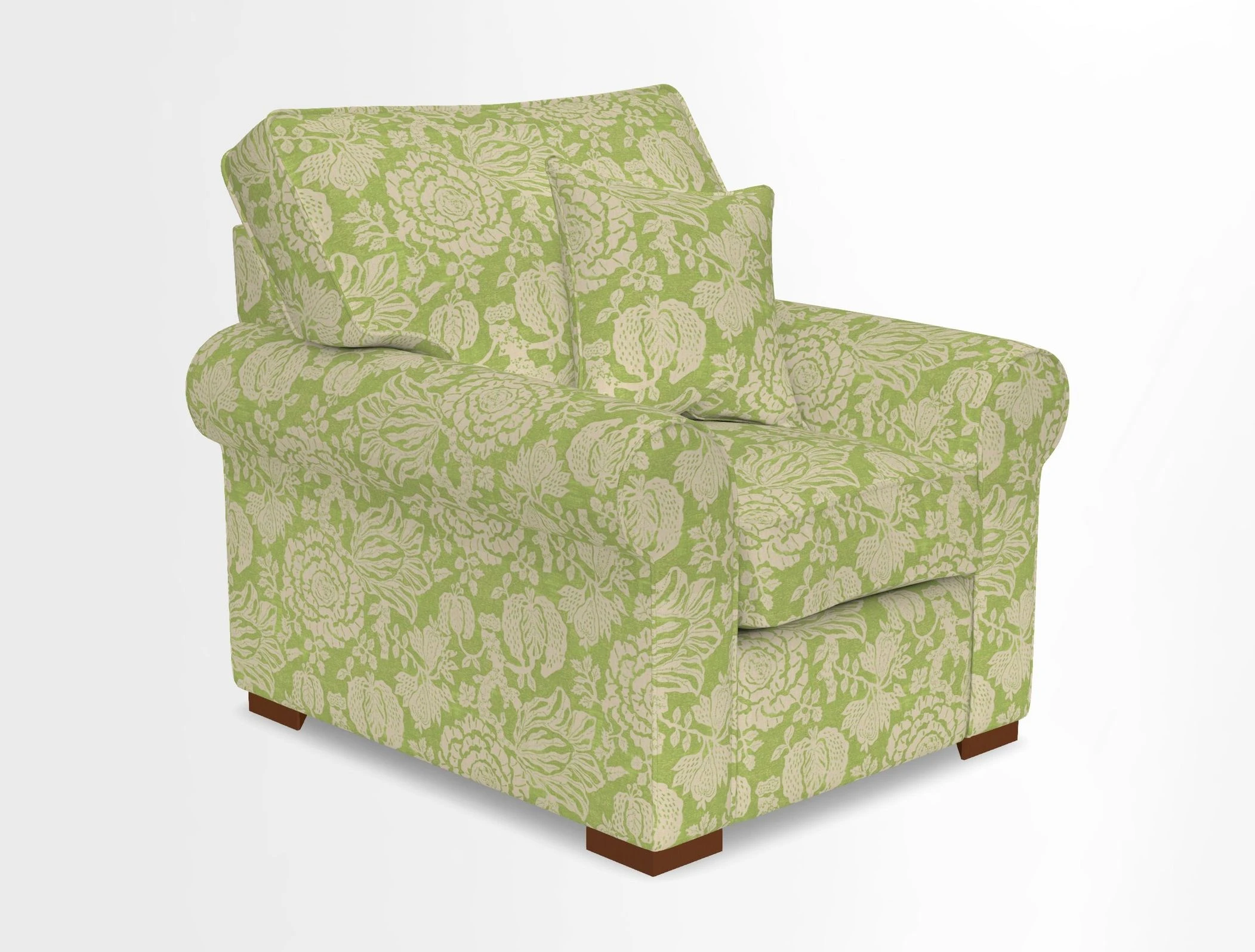 Upperton Chair in Two Tone Plain Biscuit - Loose cover option available