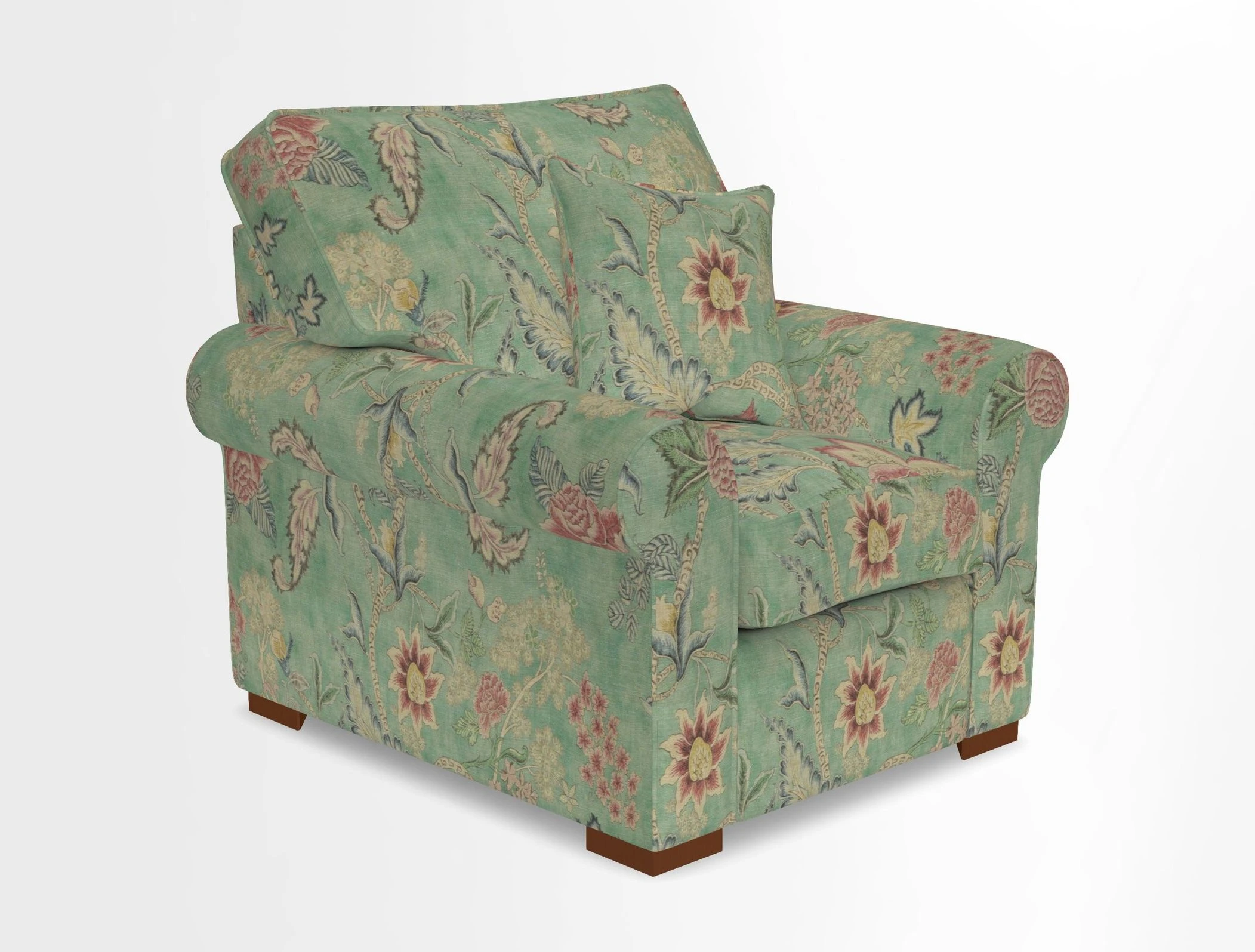 Upperton Chair in Two Tone Plain Biscuit - Loose cover option available
