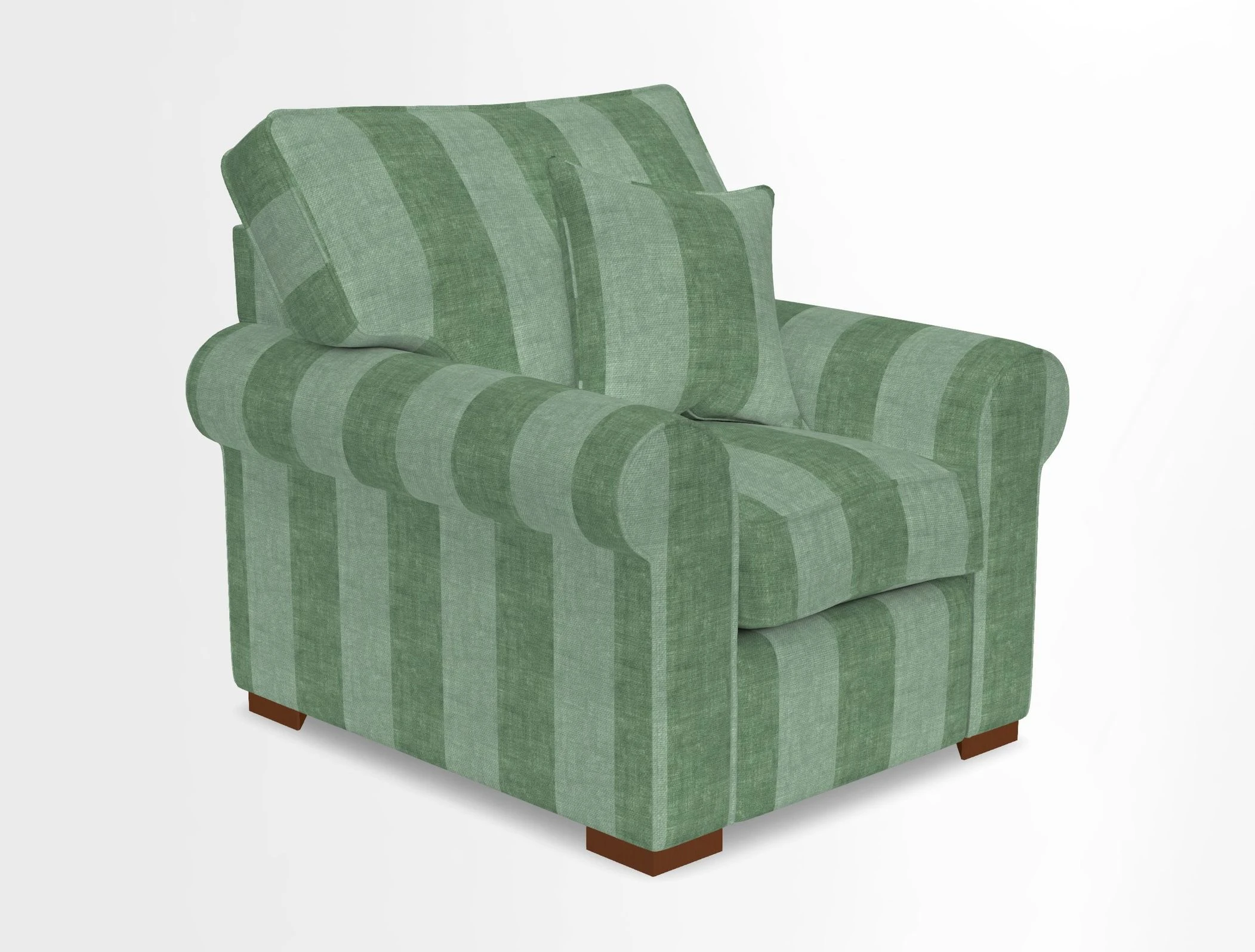 Upperton Chair in Two Tone Plain Biscuit - Loose cover option available