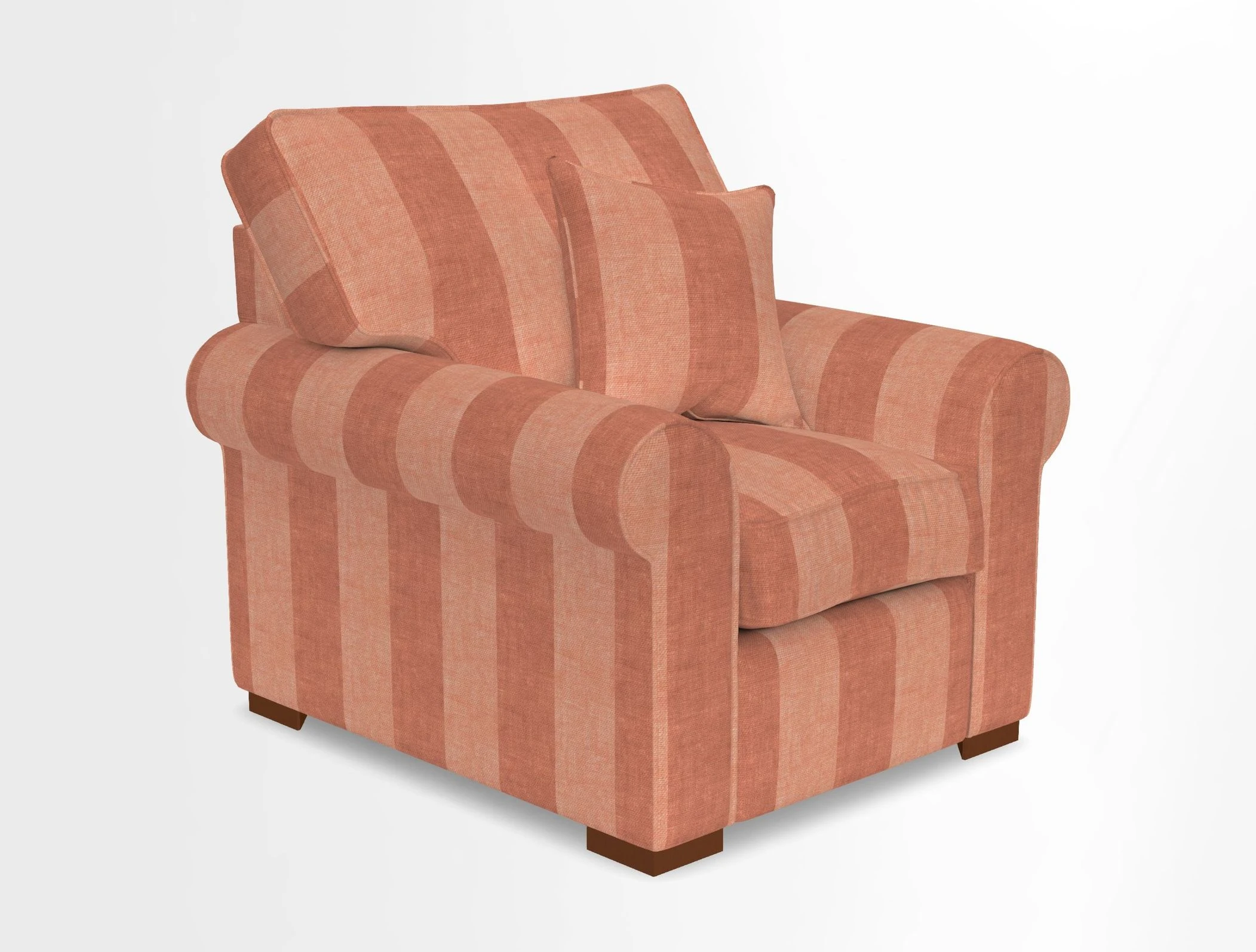 Upperton Chair in Two Tone Plain Biscuit - Loose cover option available
