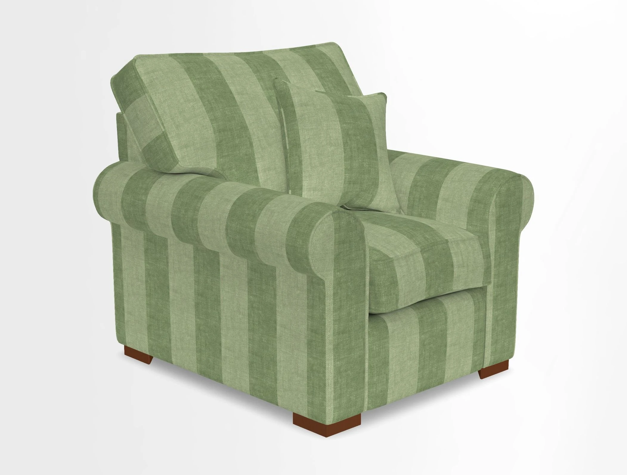Upperton Chair in Two Tone Plain Biscuit - Loose cover option available