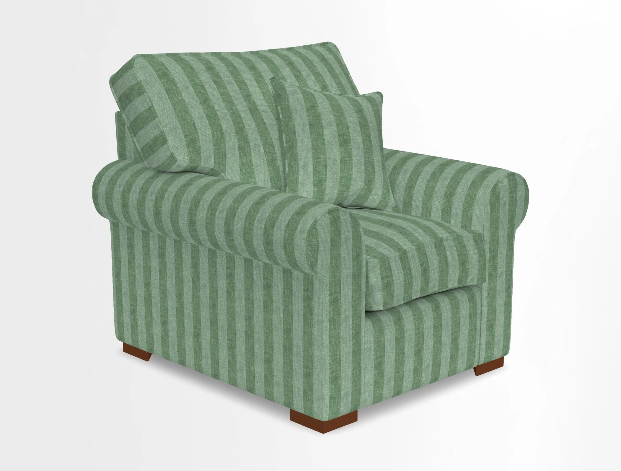 Upperton Chair in Two Tone Plain Biscuit - Loose cover option available