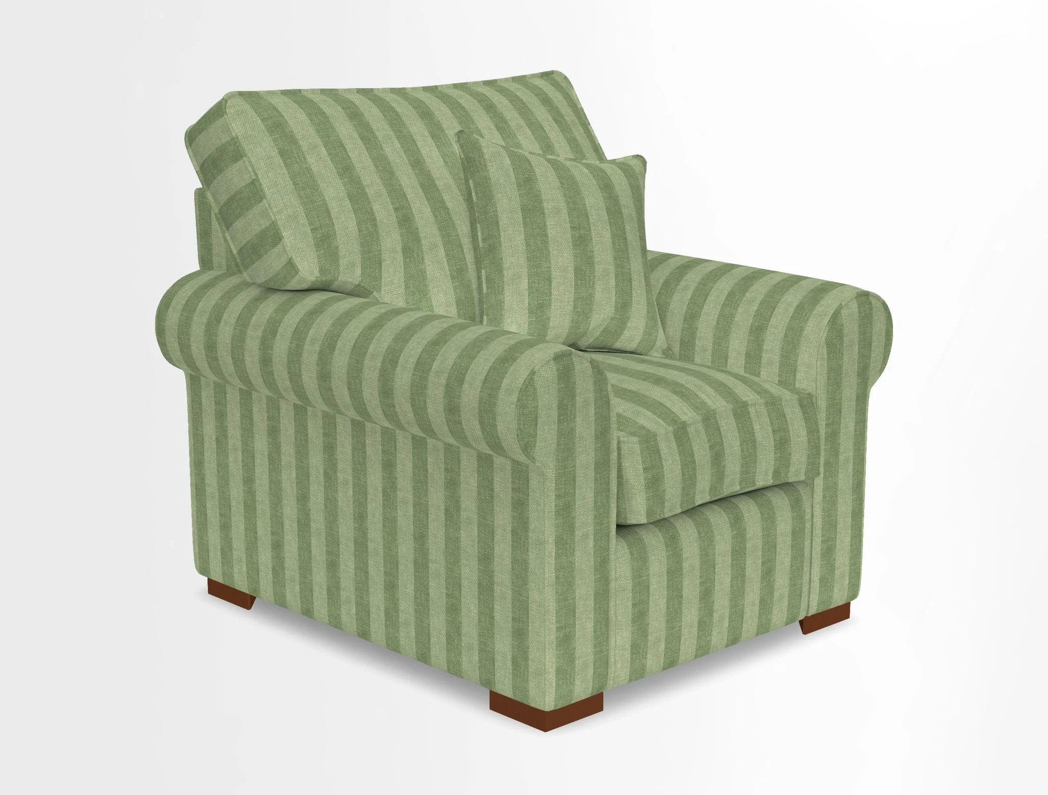 Upperton Chair in Two Tone Plain Biscuit - Loose cover option available