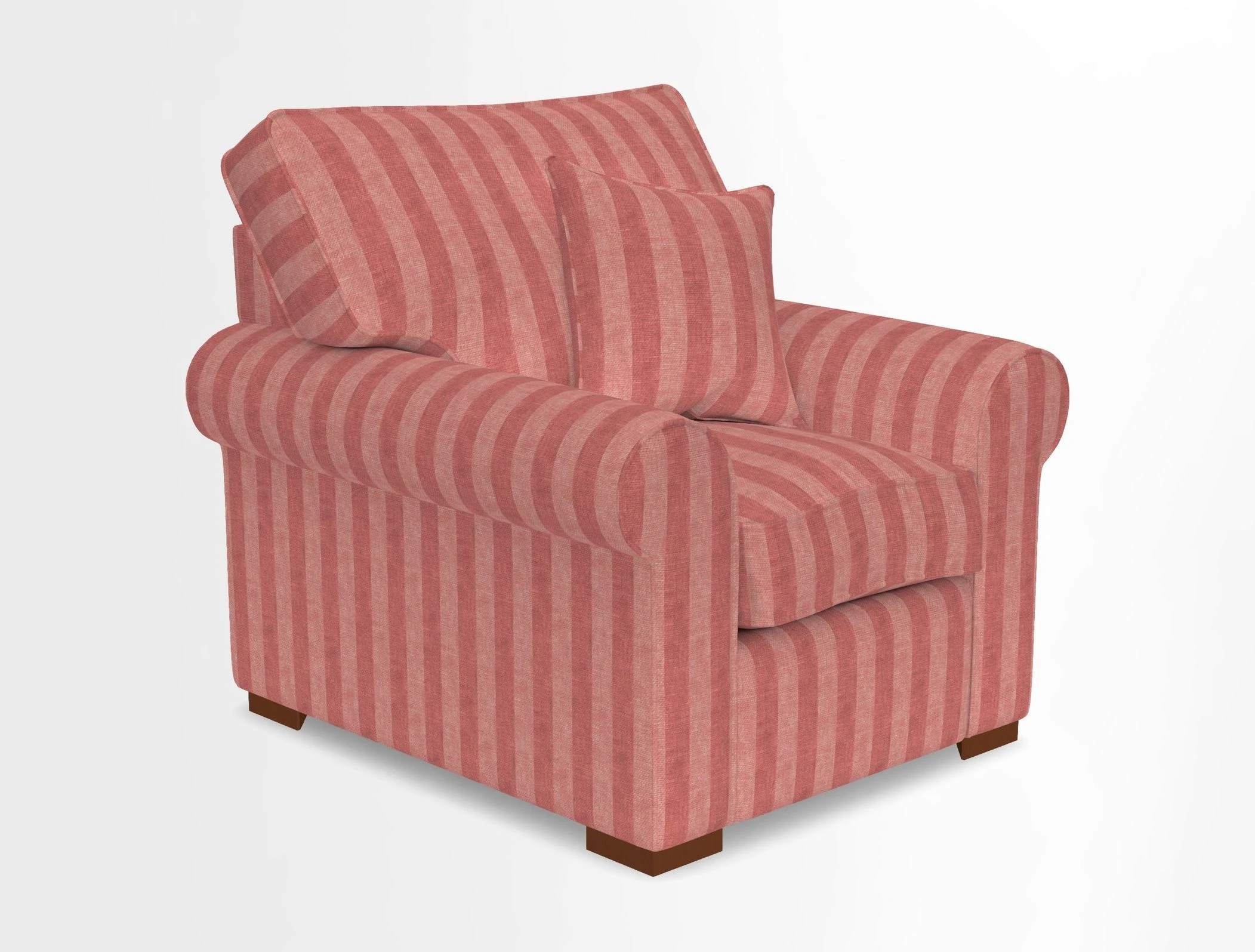 Upperton Chair in Two Tone Plain Biscuit - Loose cover option available