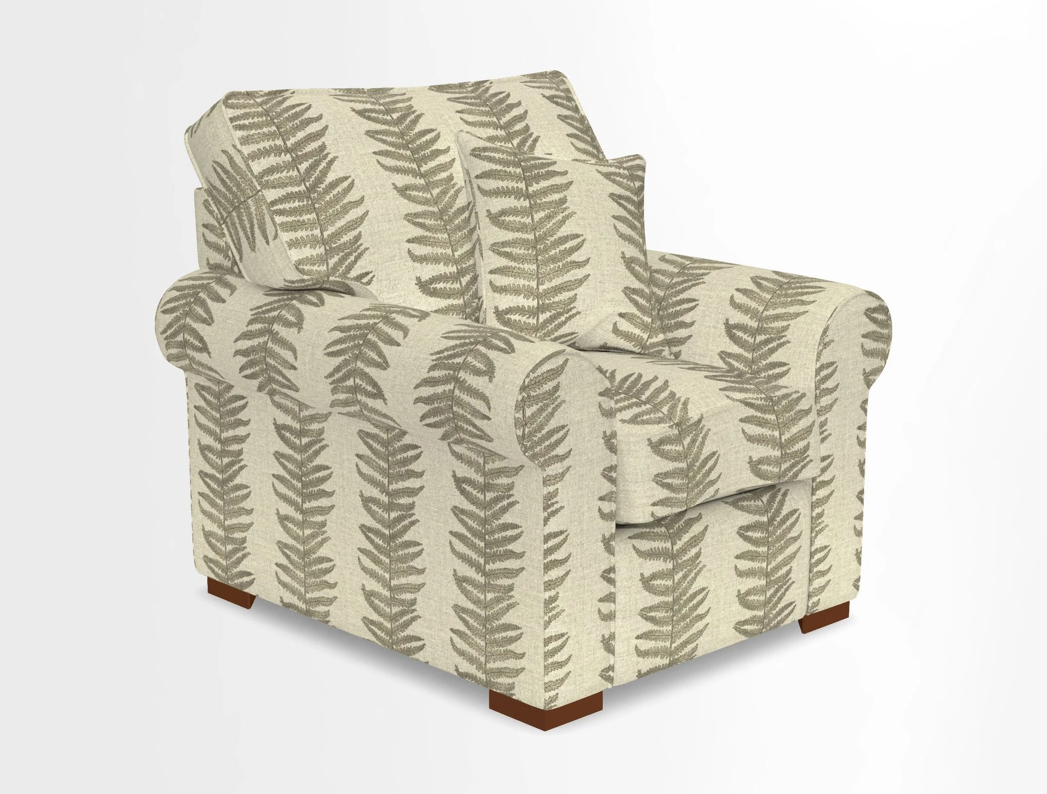 Upperton Chair in Two Tone Plain Biscuit - Loose cover option available