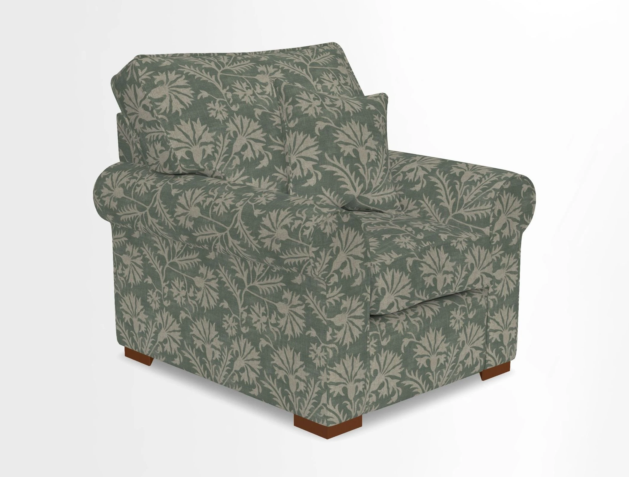 Upperton Chair in Two Tone Plain Biscuit - Loose cover option available