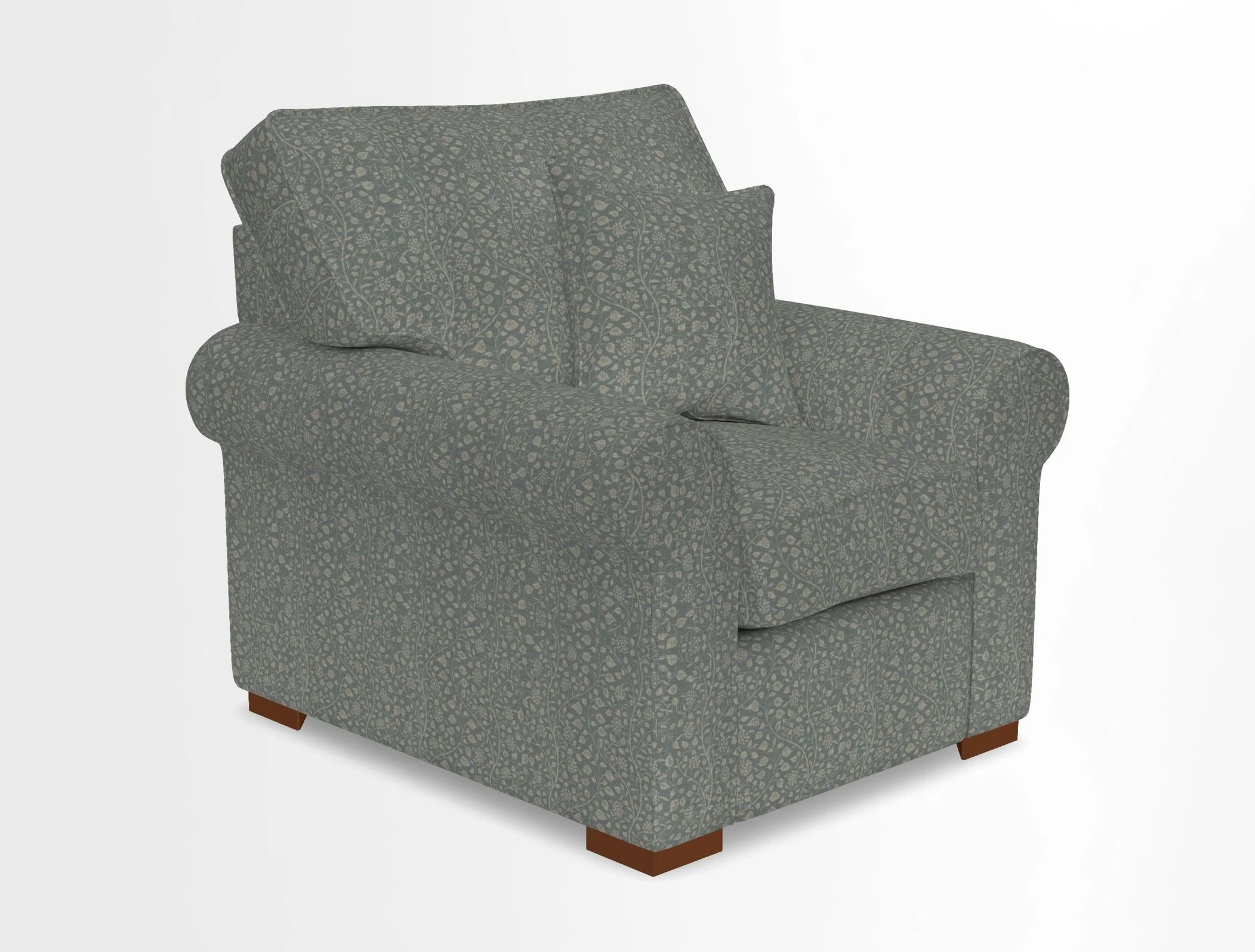 Upperton Chair in Two Tone Plain Biscuit - Loose cover option available