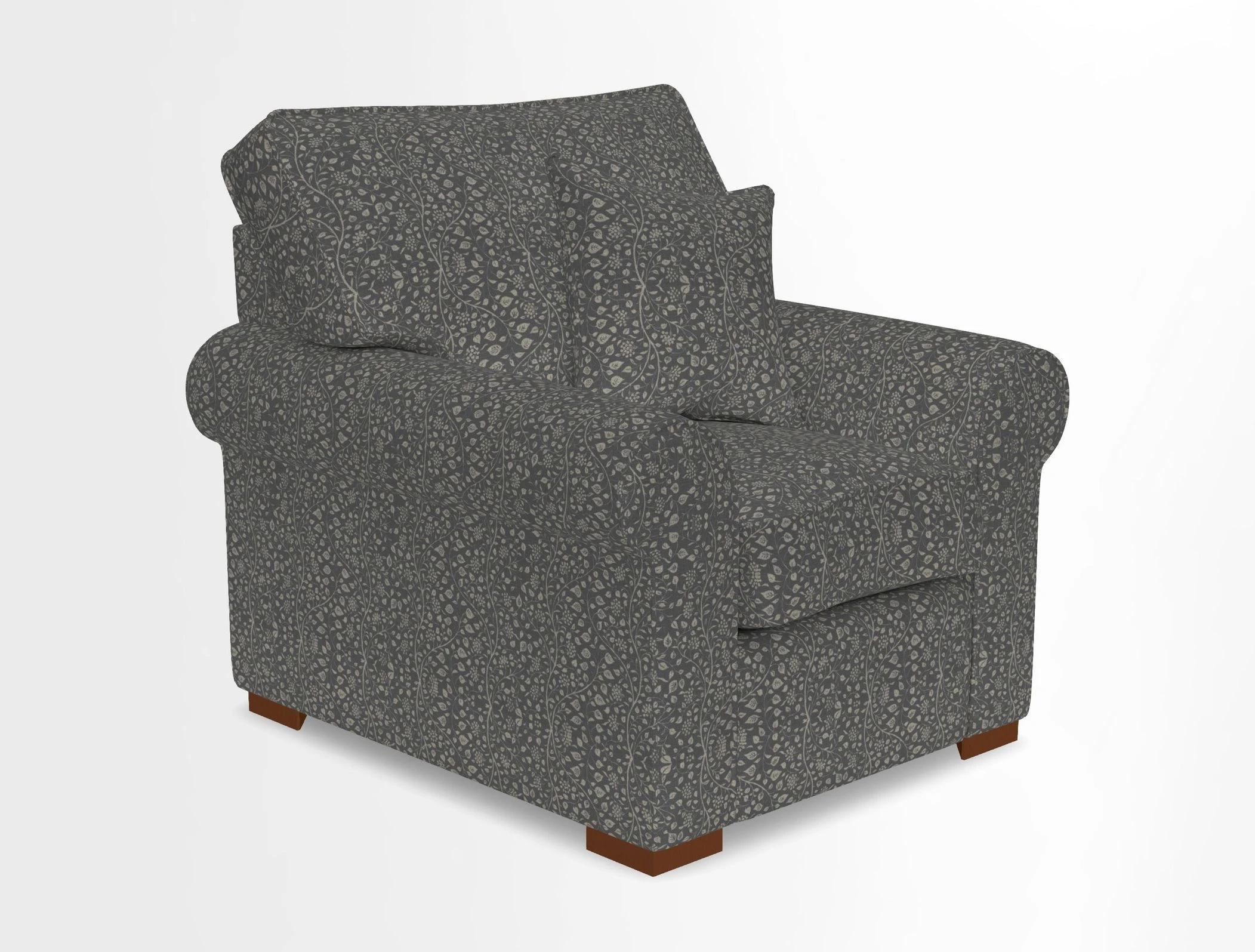 Upperton Chair in Two Tone Plain Biscuit - Loose cover option available
