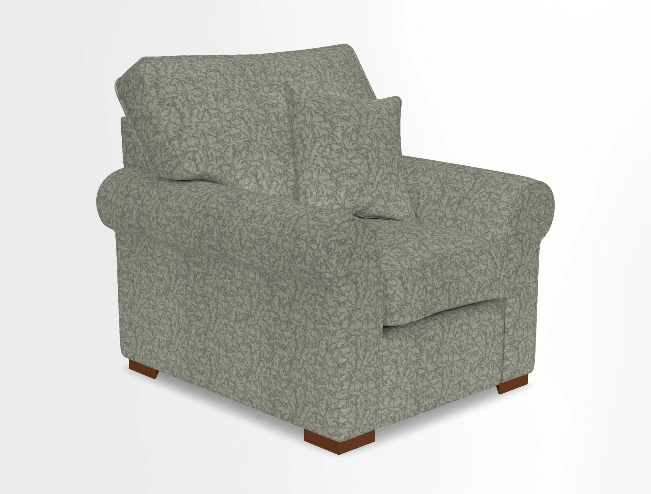 Upperton Chair in Two Tone Plain Biscuit - Loose cover option available