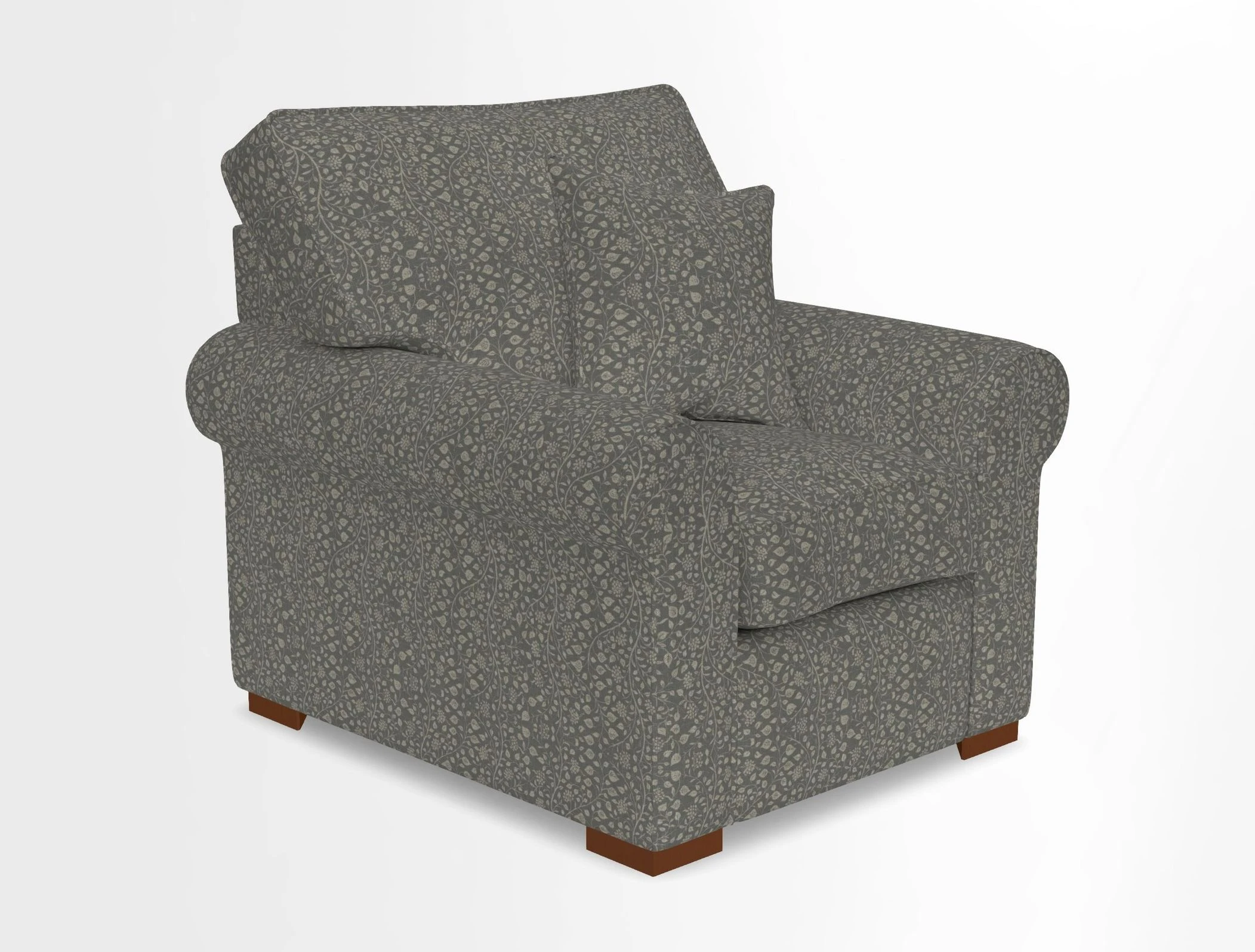 Upperton Chair in Two Tone Plain Biscuit - Loose cover option available